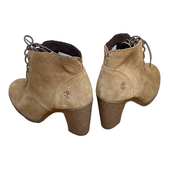 Timberland Womens Tillston Chukka Water Resistant Rust Suede ankle Boot - Picture 5 of 9